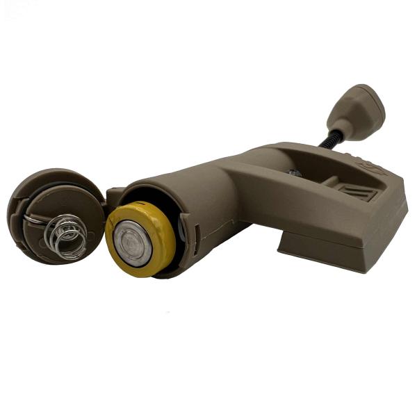 LED Helmlampe IR Weiß Rot Grün in Coyote Braun